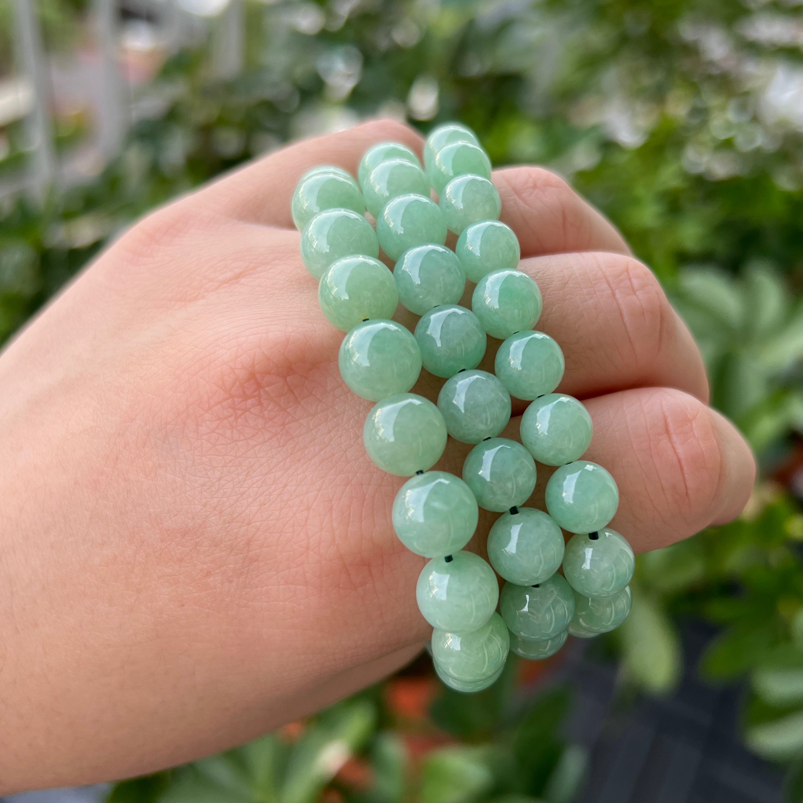 Jadeite hot sale bead bracelet