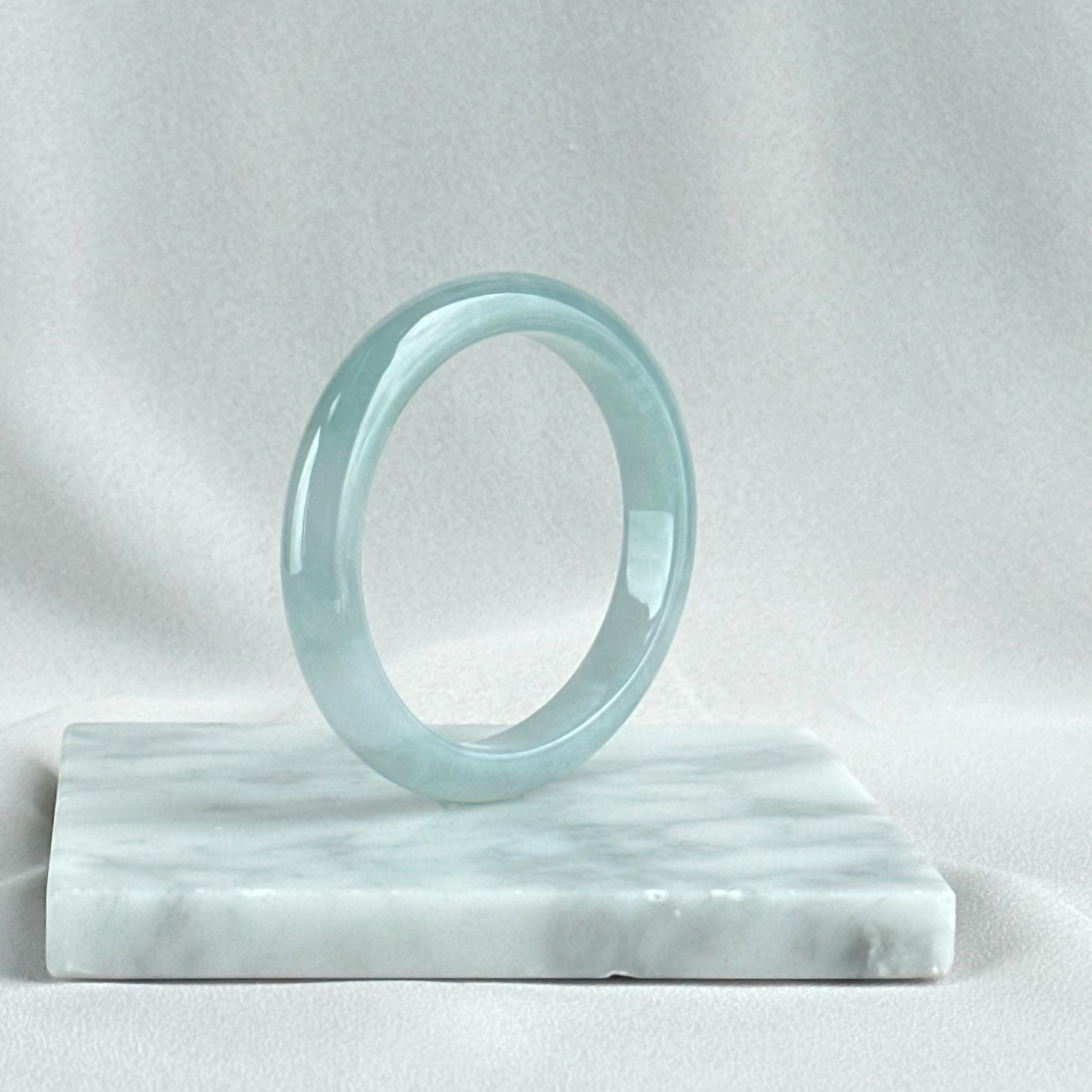 Jade Bangle Grade A Jadeite Translucent store Burma jade stone bracelet 51 mm 14022095