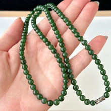 Load image into Gallery viewer, 121183 Nephrite Jade Necklace 6mm 108 beads
