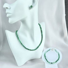 Load image into Gallery viewer, 101188 Emerald Serenity Natural Type A Jade Necklace and Bracelet
