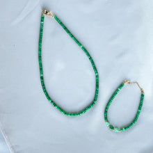 Load image into Gallery viewer, 101188 Emerald Serenity Natural Type A Jade Necklace and Bracelet
