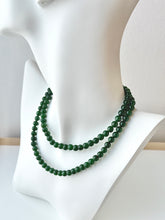 Load image into Gallery viewer, 121183 Nephrite Jade Necklace 6mm 108 beads
