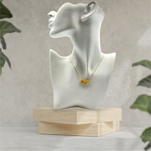 Load image into Gallery viewer, 22389 Ja’dew Aura Citrine Jade Necklace
