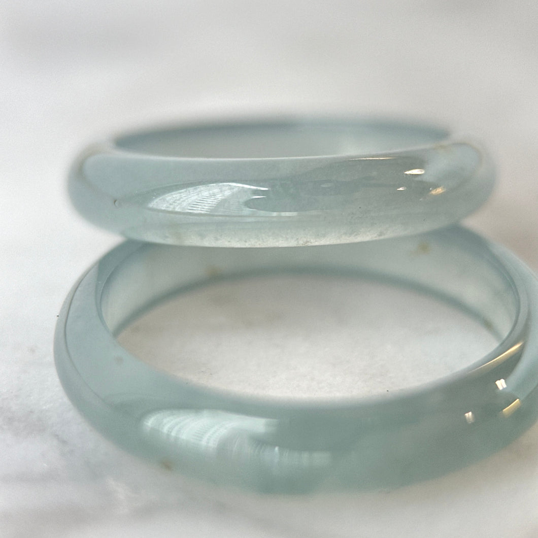 22488 Highly Translucent Sky Blue Type A Jade Ring