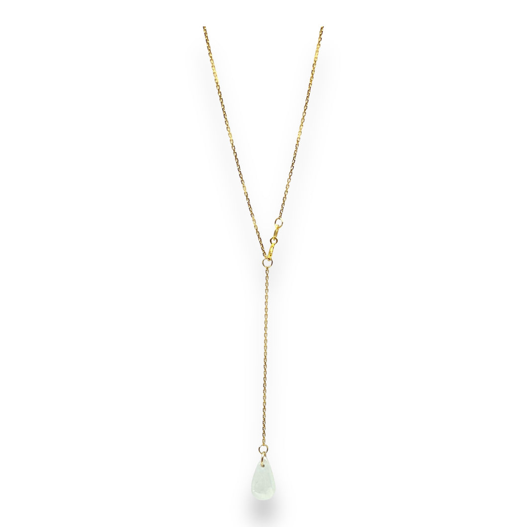 22381 Ja’dew Aura Lavender Jade Necklace