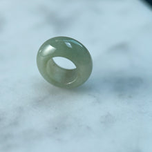 Load image into Gallery viewer, 33090 Petite Olive Green Jadeite Band Pendant
