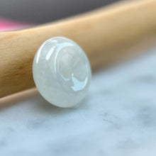 Load image into Gallery viewer, 28812 Petite Translucent Colourless Jadeite Donut Pendant
