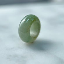 Load image into Gallery viewer, 33090 Petite Olive Green Jadeite Band Pendant
