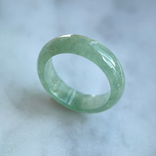 Load image into Gallery viewer, 62338 Light Green Type A Jadeite Ring
