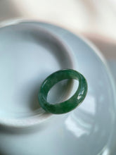 Load image into Gallery viewer, 62332 Sea Green Type A Jadeite Ring
