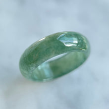 Load image into Gallery viewer, 62332 Sea Green Type A Jadeite Ring
